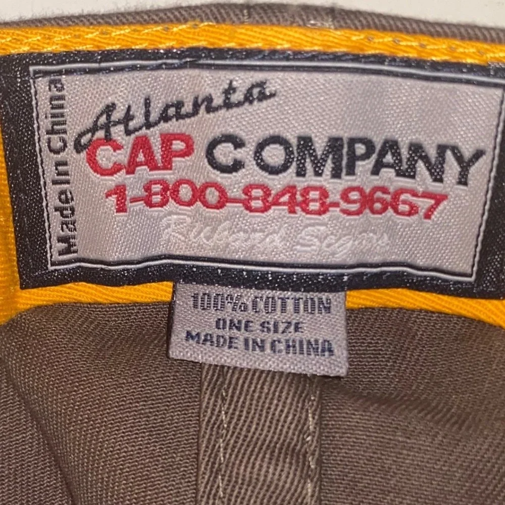 Caterpillar CAT Stowers Machinery Gray Cotton Adjustable Baseball Cap Hat